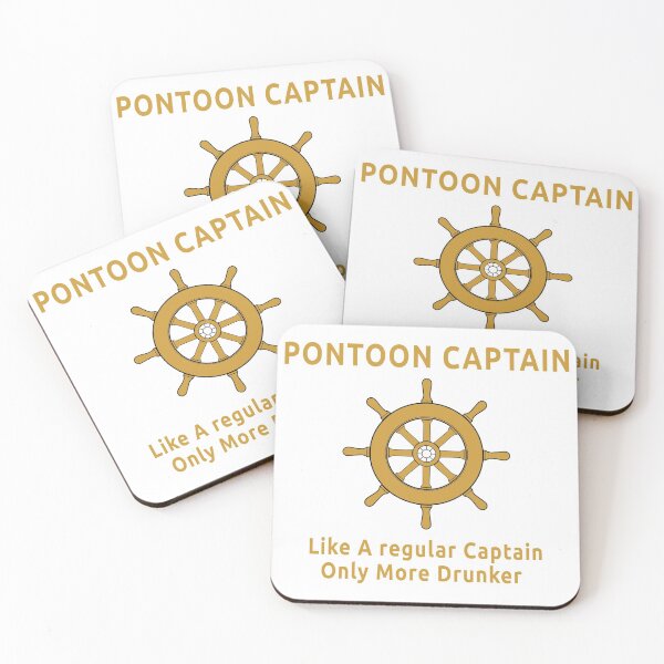 Item preview, Pontoon Captain Like A regular Captain Only More Drunker designed and sold by Mokhe.