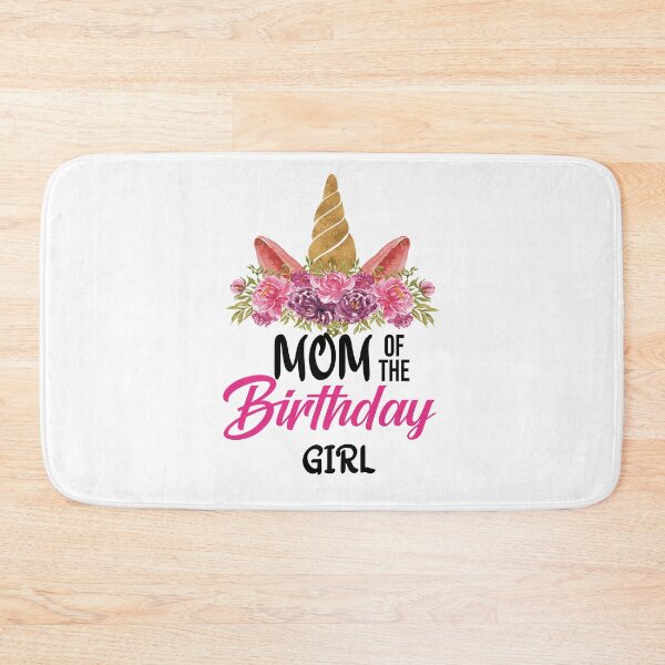 Item preview, Mom Of The Birthday Girl Mother Gifts Unicorn Birthday designed and sold by BrooklynArtsDs.
