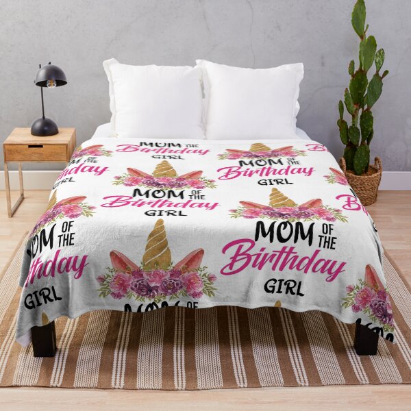 Item preview, Mom Of The Birthday Girl Mother Gifts Unicorn Birthday designed and sold by BrooklynArtsDs.