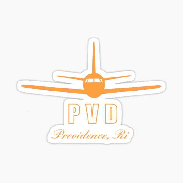 "PVD Providence Rhode Island RI Airport Code " Sticker for Sale by