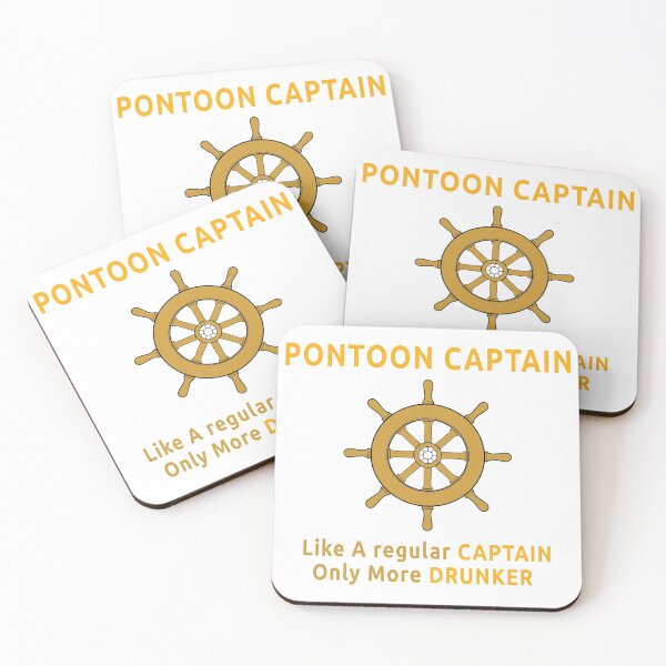 Item preview,  Pontoon Captain Like A regular Captain Only More Drunker designed and sold by Mokhe.
