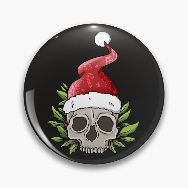 Item preview, Santa Skull designed and sold by BewitchingShop.