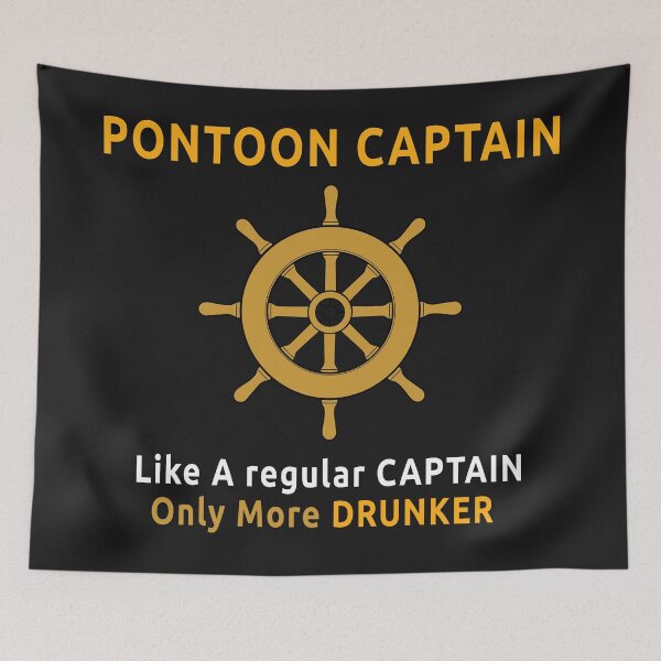 Item preview,  Pontoon Captain Like A regular Captain Only More Drunker designed and sold by Mokhe.