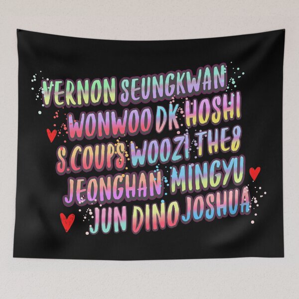 Item preview, saventeen kpop name designed and sold by arorar.
