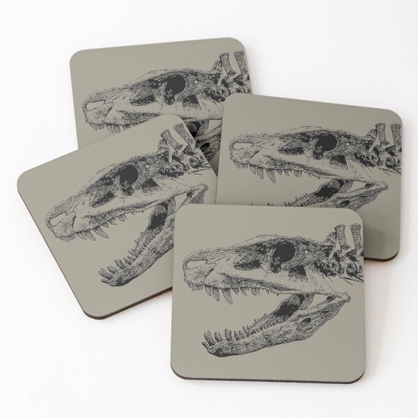 Item preview, Postosuchus Skull ~ Dinosaur Bones on Tan designed and sold by MisterGroom.