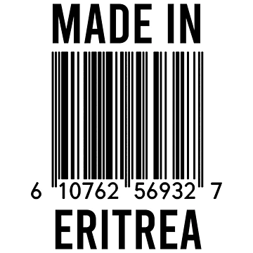 Artwork thumbnail, Made In Eritrea by RandomStuffShop