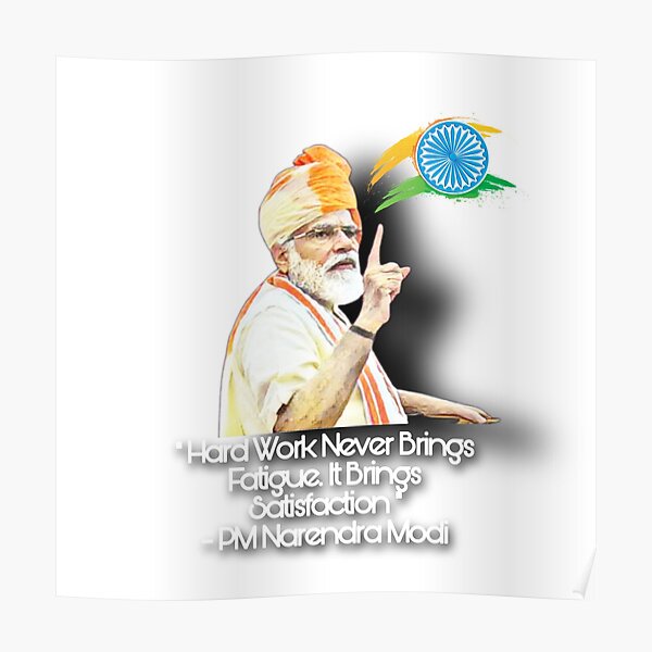 "Narendra Modi PM Of India" Poster By Triggerofficial | Redbubble