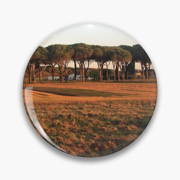 Item preview, beautiful orange sunset landscape in the Tuscan countryside in red light designed and sold by alessiapenny.