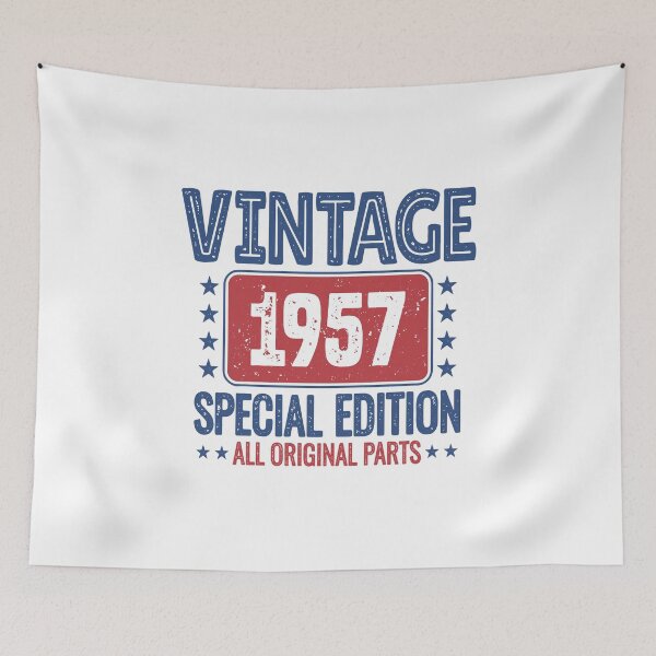 Item preview, 64th Birthday Gift - Vintage 1957 Special Edition All Original Parts Distressed designed and sold by Go-Fun.