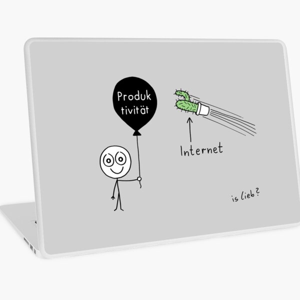 Modernes Drama Laptop Folie