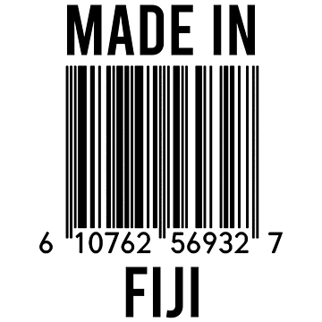 Artwork thumbnail, Made In Fiji by RandomStuffShop
