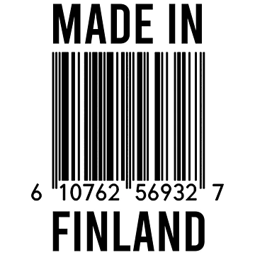 Artwork thumbnail, Made In Finland by RandomStuffShop