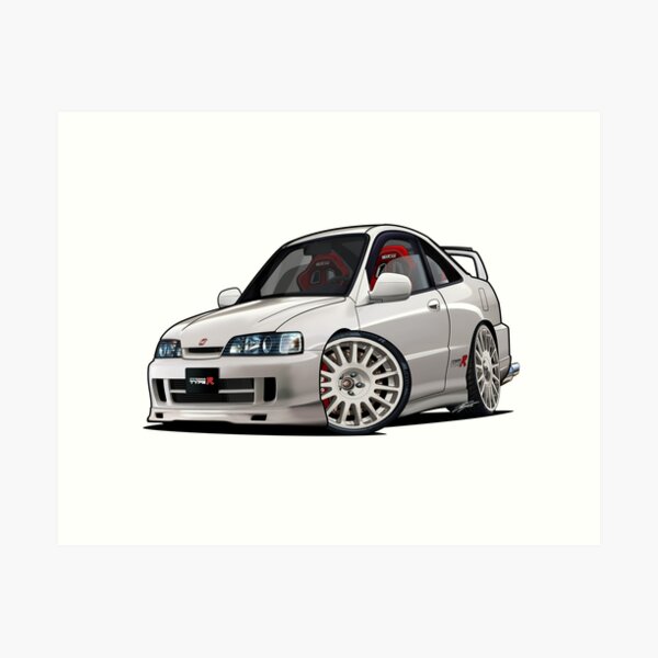 1998 Acura Integra Dc2 Art Print