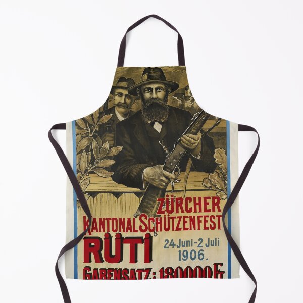 Aperçu de l'œuvre retro zurcher kantonal schutzenfest vintage reclame créée et vendue par CorasPosters.