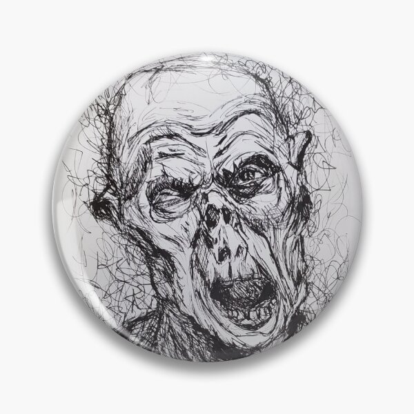 Item preview, Pen Sketch of a Zombie designed and sold by Laura Tipton.