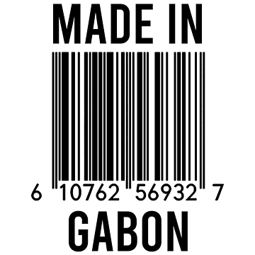 Artwork thumbnail, Made In Gabon by RandomStuffShop
