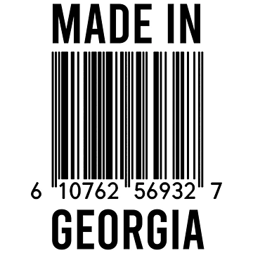 Artwork thumbnail, Made In Georgia by RandomStuffShop