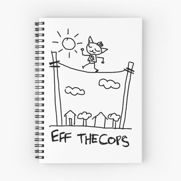 Item preview, EFF THE COPS Night in the Woods journal page designed and sold by creaturesditch.