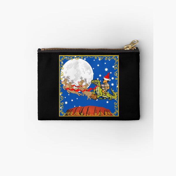 Item preview, Kangaroo Santa Over Ayers Rock | Aussie Christmas designed and sold by SerendipityNow.