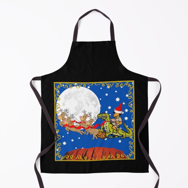 Item preview, Kangaroo Santa Over Ayers Rock | Aussie Christmas designed and sold by SerendipityNow.