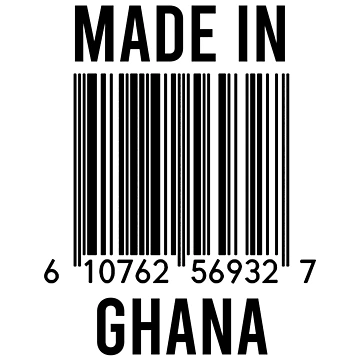 Artwork thumbnail, Made In Ghana by RandomStuffShop
