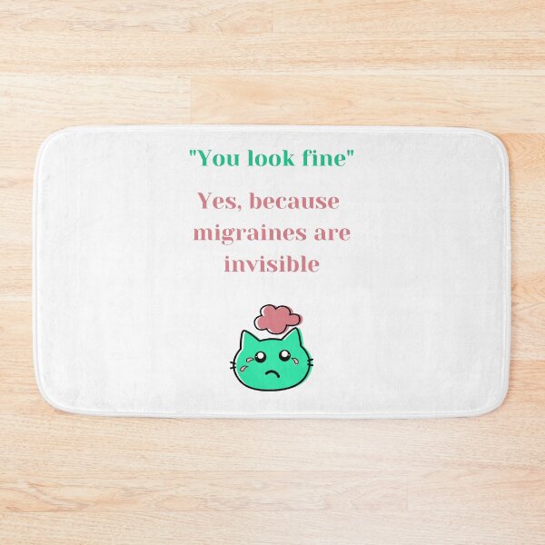 Item preview, Migraines are invisible designed and sold by daguilon.