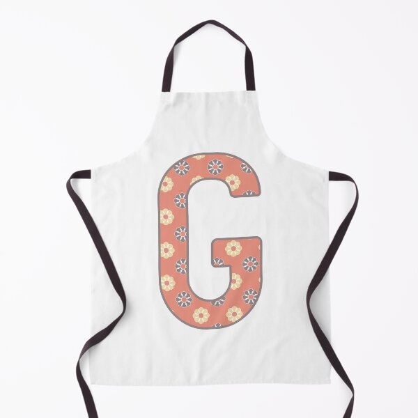 Item preview, MONOGRAM LETTER G PINK FLORAL TYPOGRAPHY DESIGN designed and sold by RhubarbMyrtle.