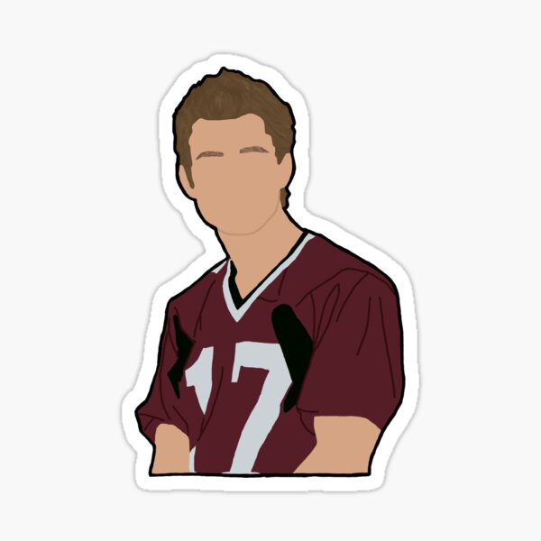 Stefan Salvatore Football Jersey Sticker
