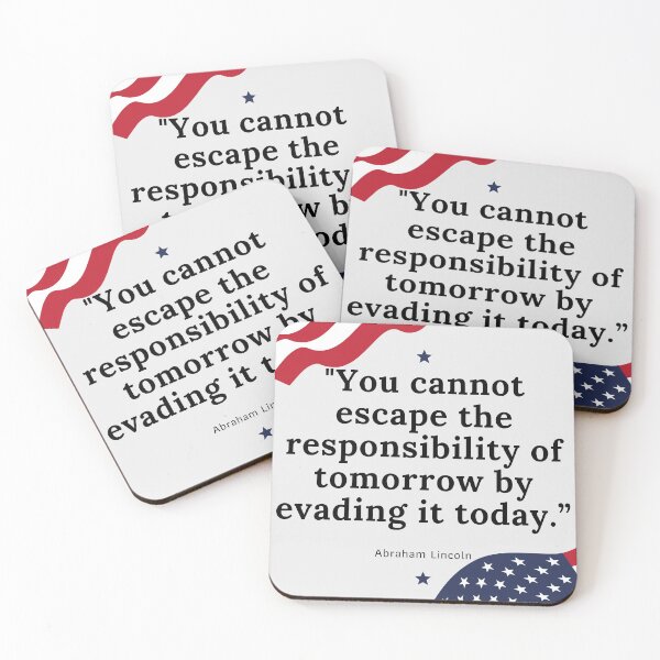 Item preview, The Lincoln Project Quote designed and sold by Radu Matei.