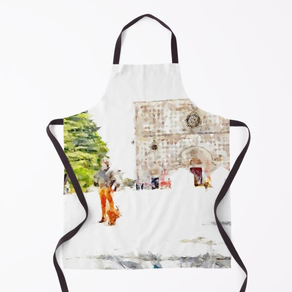Item preview, L'Aquila: church and man with dog designed and sold by Giuseppe Cocco.
