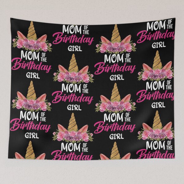 Item preview, Mom Of The Birthday Girl Mother Gifts Unicorn Birthday  designed and sold by BrooklynArtsDs.