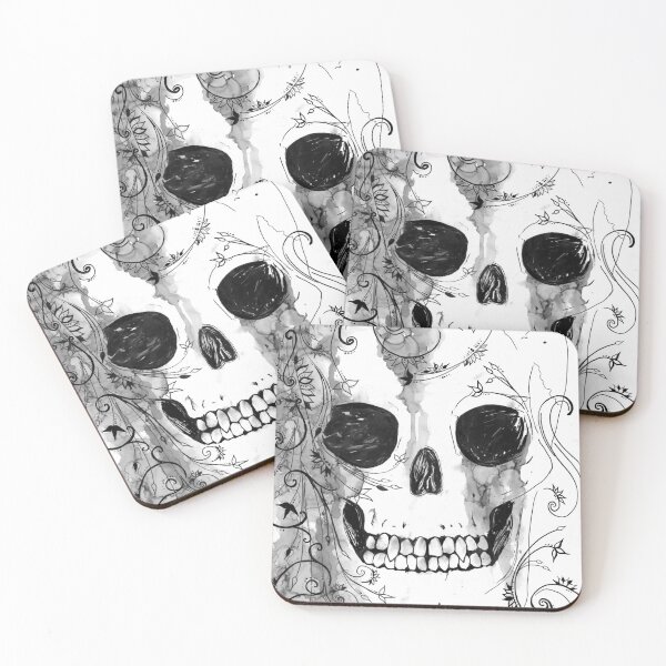 Item preview, Swirly Skull designed and sold by lucyfer0-o.
