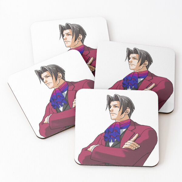 Item preview, Miles Edgeworth Bisexual Pride designed and sold by pissedonthemoon.