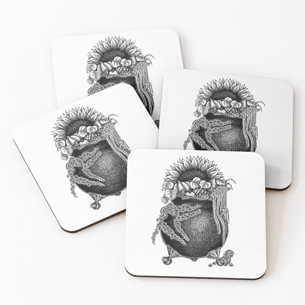 Item preview, Coasters (Set of 4) designed and sold by NoddingViolet.