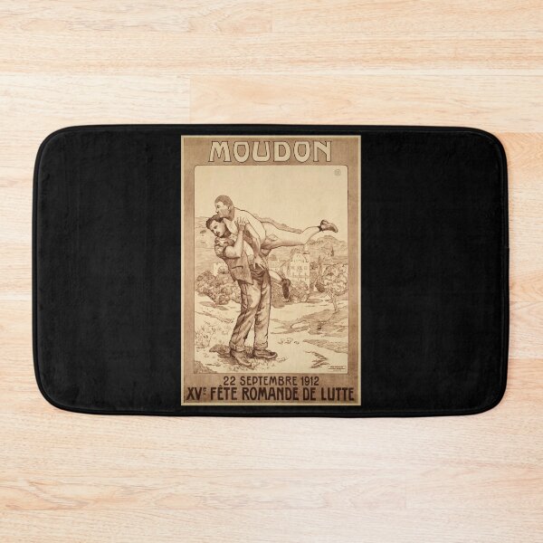 Item preview, retro moudon xve fete romande de lutte vintage reclame designed and sold by CorasPosters.