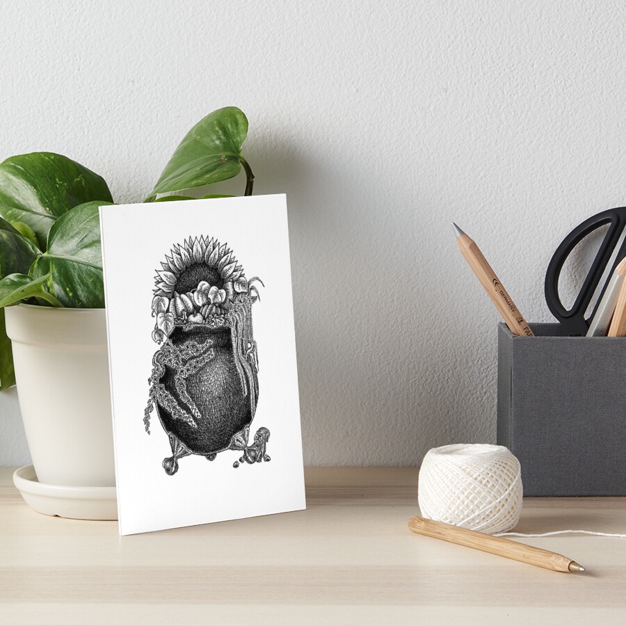 Item preview, Art Board Print designed and sold by NoddingViolet.