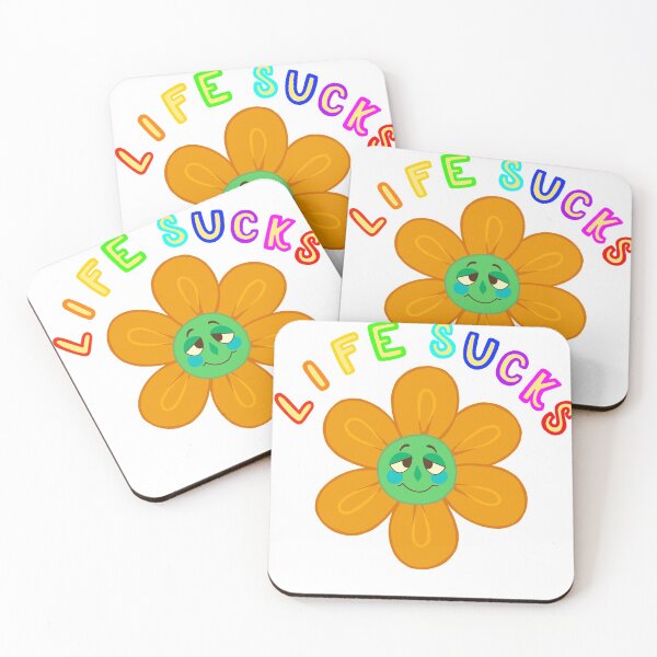 Item preview, Life Sucks Design designed and sold by thegroovyflower.