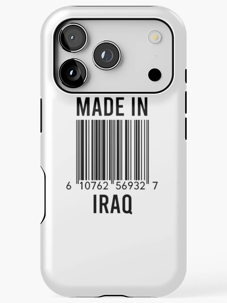 Thumbnail 1 of 4, iPhone Case, Made In Iraq designed and sold by RandomStuffShop.