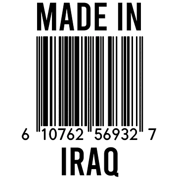 Artwork thumbnail, Made In Iraq by RandomStuffShop