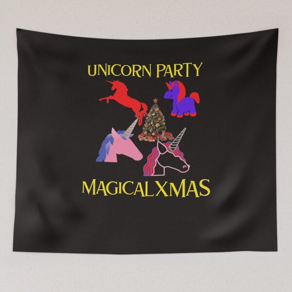 Item preview, UNICORN PARTY MAGICAL XMAS designed and sold by GILLES VAZIRI.