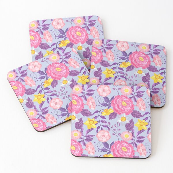 Item preview, Colourful flowers pattern designed and sold by EmotionArt.