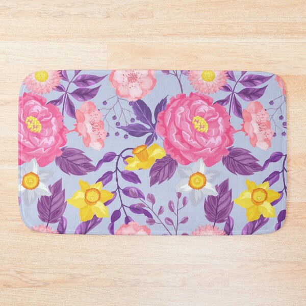 Item preview, Colourful flowers pattern  designed and sold by EmotionArt.