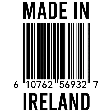 Artwork thumbnail, Made In Ireland by RandomStuffShop