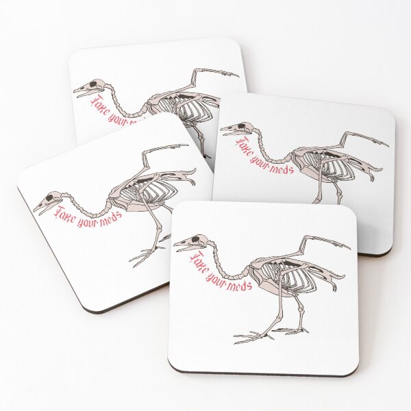 Item preview, Goose Skeleton Take Your Meds designed and sold by SketchySira.