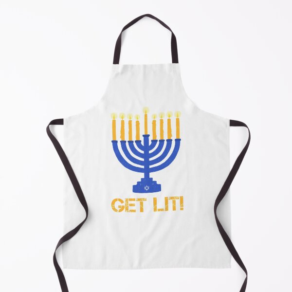 Item preview, Get Lit Funny Hanukkah Menorah designed and sold by weirdrelatives.