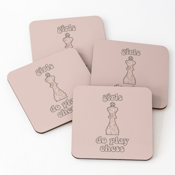 Item preview, girls do play chess designed and sold by itzsil.