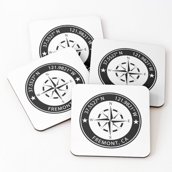 Item preview, Fremont, California Geographical Coordinates designed and sold by TeeOhGraphics.