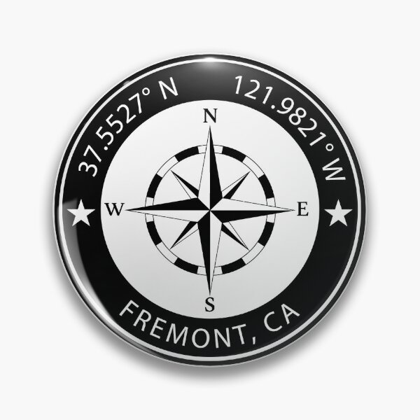 Item preview, Fremont, California Geographical Coordinates designed and sold by TeeOhGraphics.