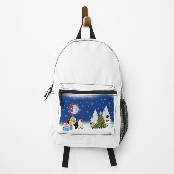 Item preview, Winter is Wonder Forest with cats and raccoon designed and sold by DAscroft.