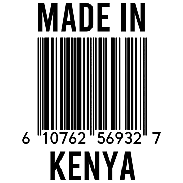 Artwork thumbnail, Made In Kenya by RandomStuffShop